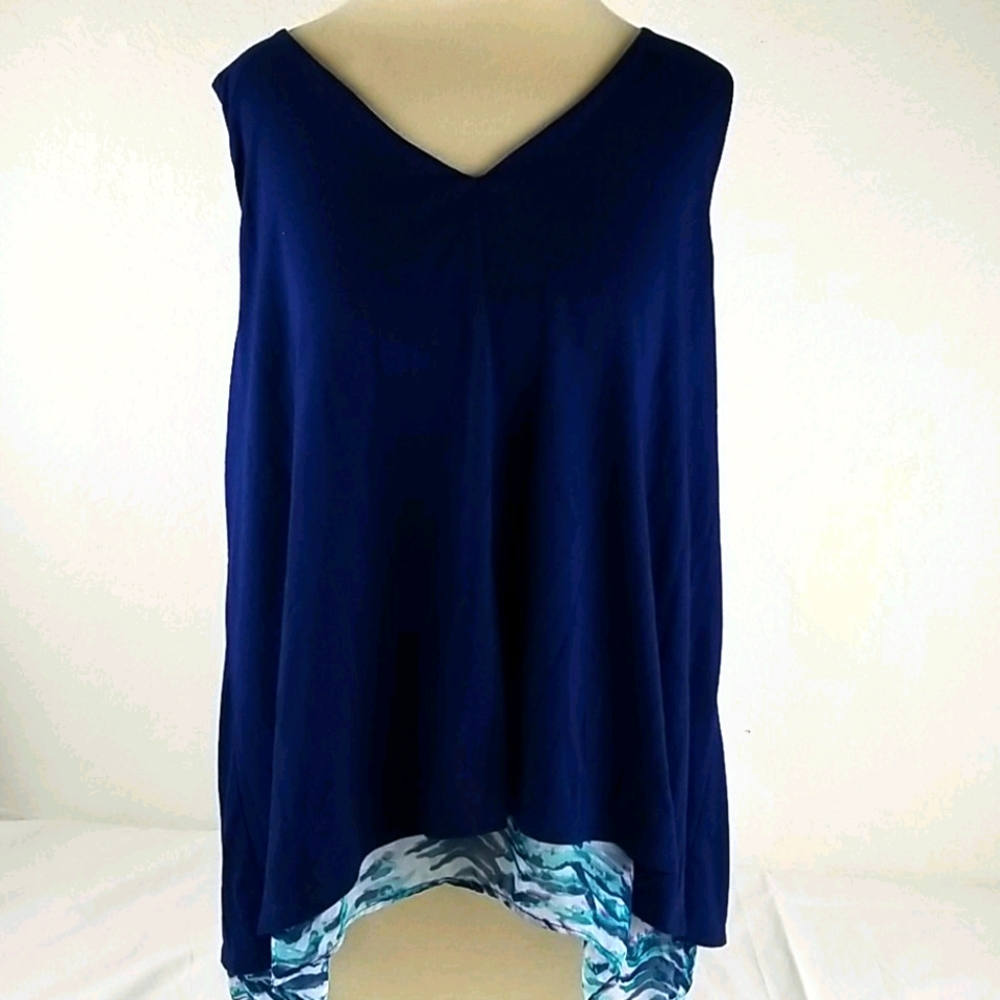 Tunic high low hem Top Large
